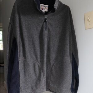Men's Gray and Navy‎ Sweater
